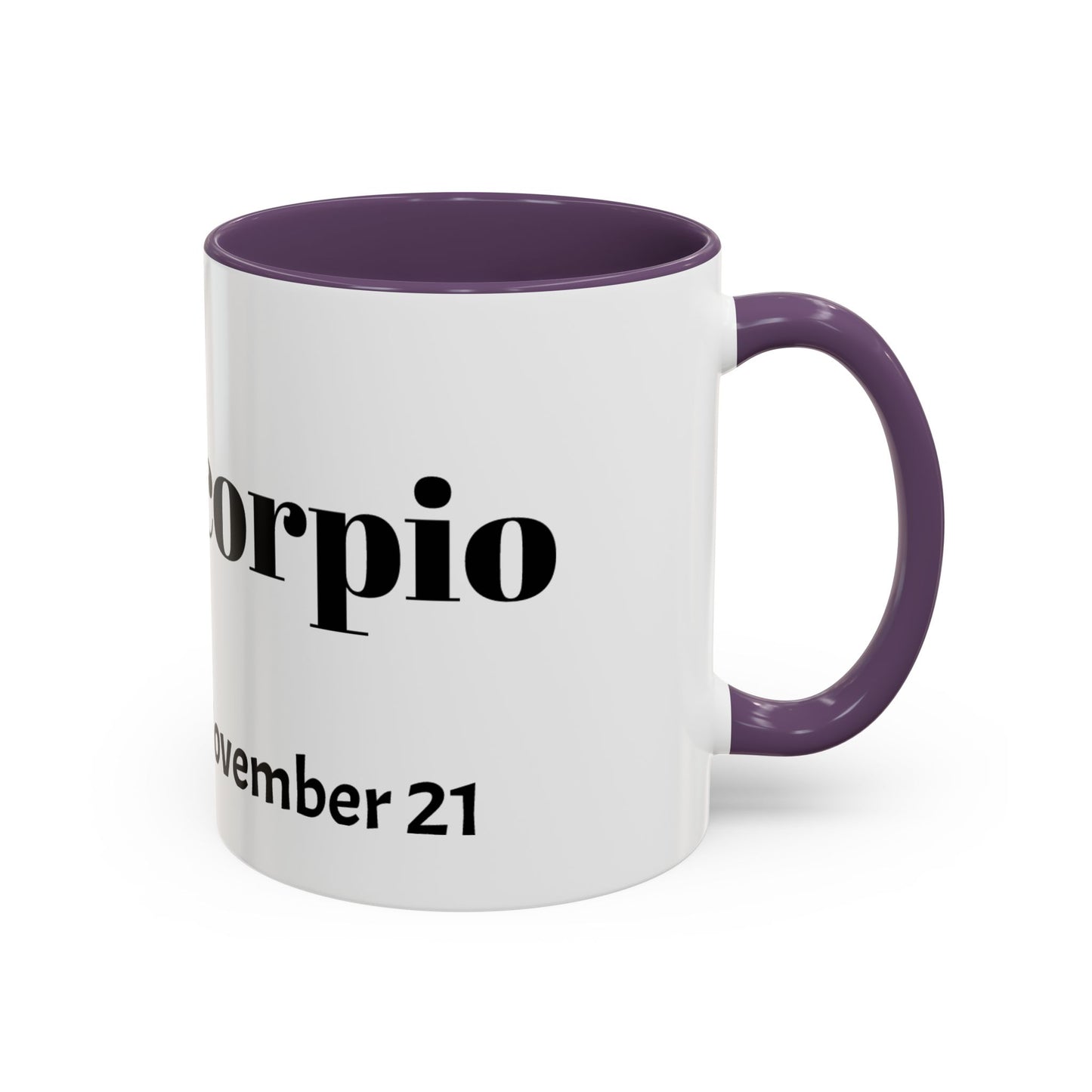Scorpio Zodiac Coffee Mug - Astrology Gift, Horoscope Mug, Black Accent, Astrology Lover, Personalized Coffee Cup
