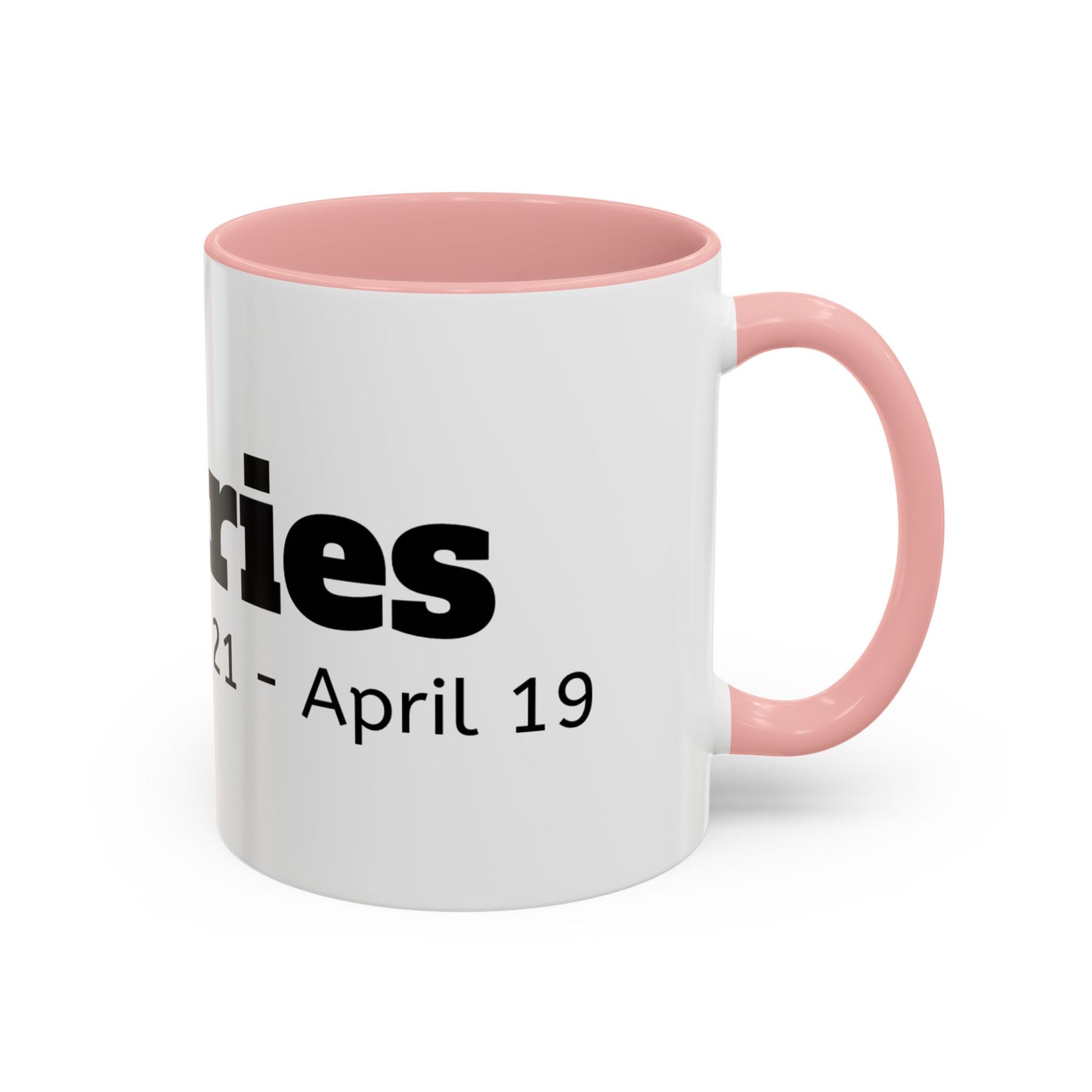 Aries Accent Coffee Mug | Astrology Gift for March Birthdays | Zodiac Lover's Cup | Coffee Lovers Mug | Personalized Aries Mug