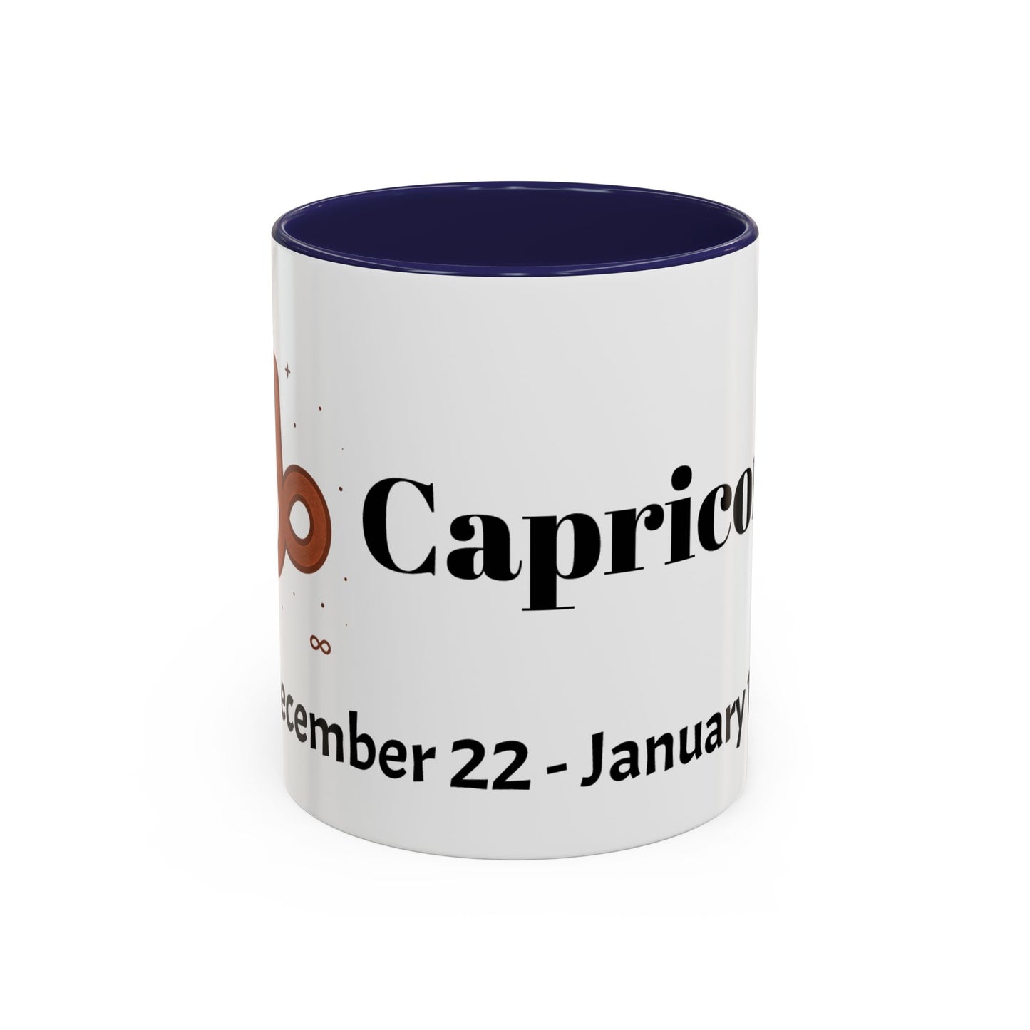 Capricorn Zodiac sign Accent Coffee Mug, Zodiac Gift, Astrology Mug, Horoscope Decor, Perfect for Birthdays & Holidays