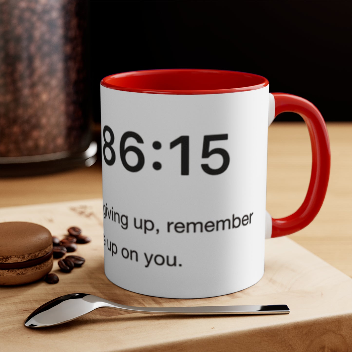 Inspirational Psalms Mug, Coffee Cup Motivational Gift, Christian Tea Mug, Faith-Based Home Decor, Encouraging Psalm 86:13