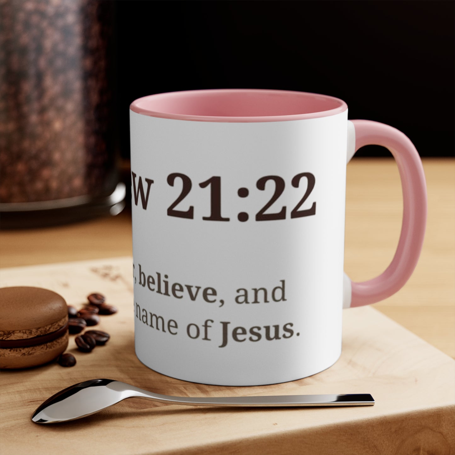 Inspirational Accent Mugs with Biblical Verses, Motivational Coffee Cup, Faith-Based Gift, Prayer Mug, Unique Home Decor