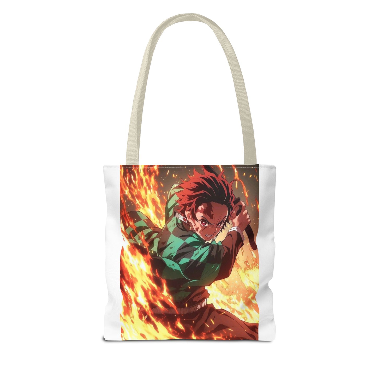 Demon Slayer Tote Bag, Anime Lover Gift, Eco-friendly Shopping Bag, Stylish Accessory, Cute Carryall for Fans