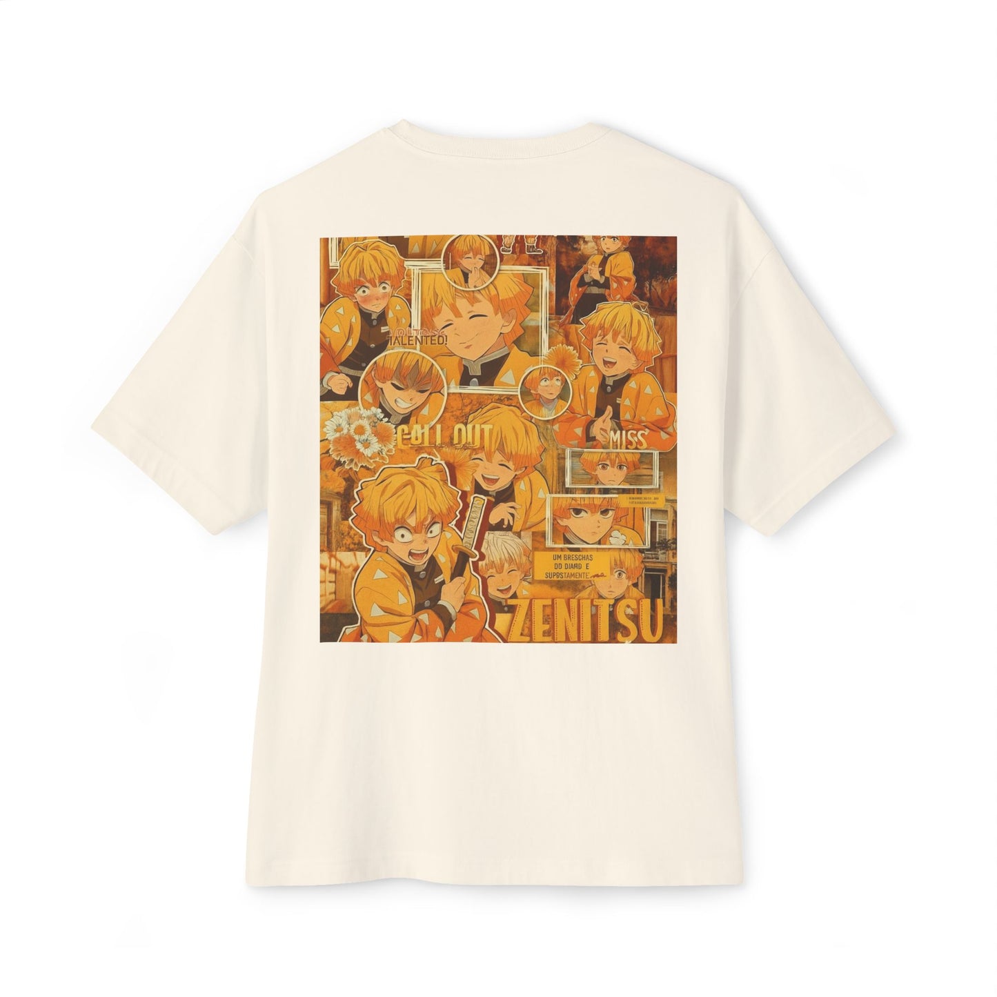 Demon Slayer Unisex Oversized Boxy Tee - Anime Merch, Comfortable Streetwear, Gift for Fans, Cosplay Outfit, Casual Wear