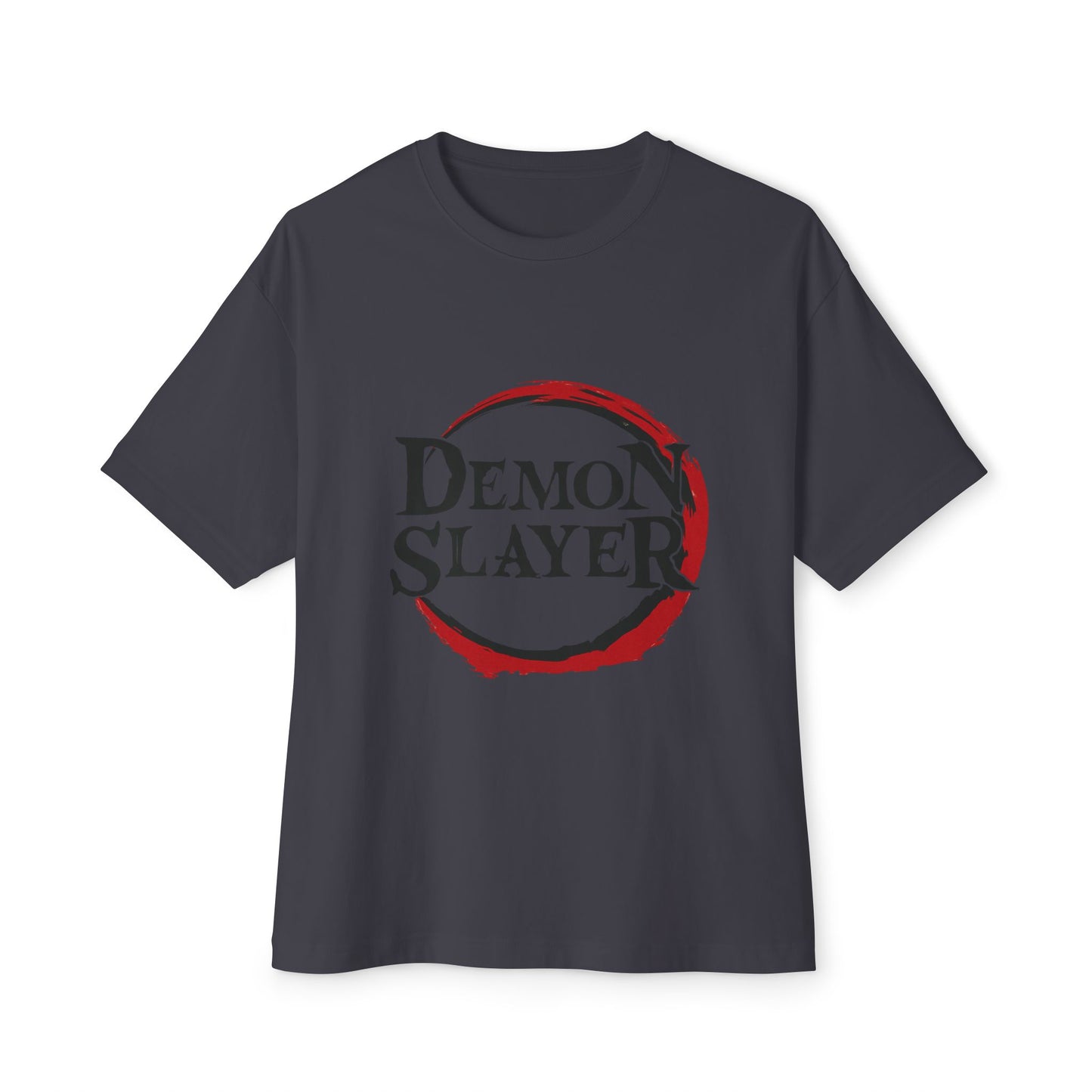 Demon Slayer Unisex Oversized Boxy Tee, Anime Shirt, Gift for Fans, Comfortable Casual Wear, Best for Conventions, Summer Style