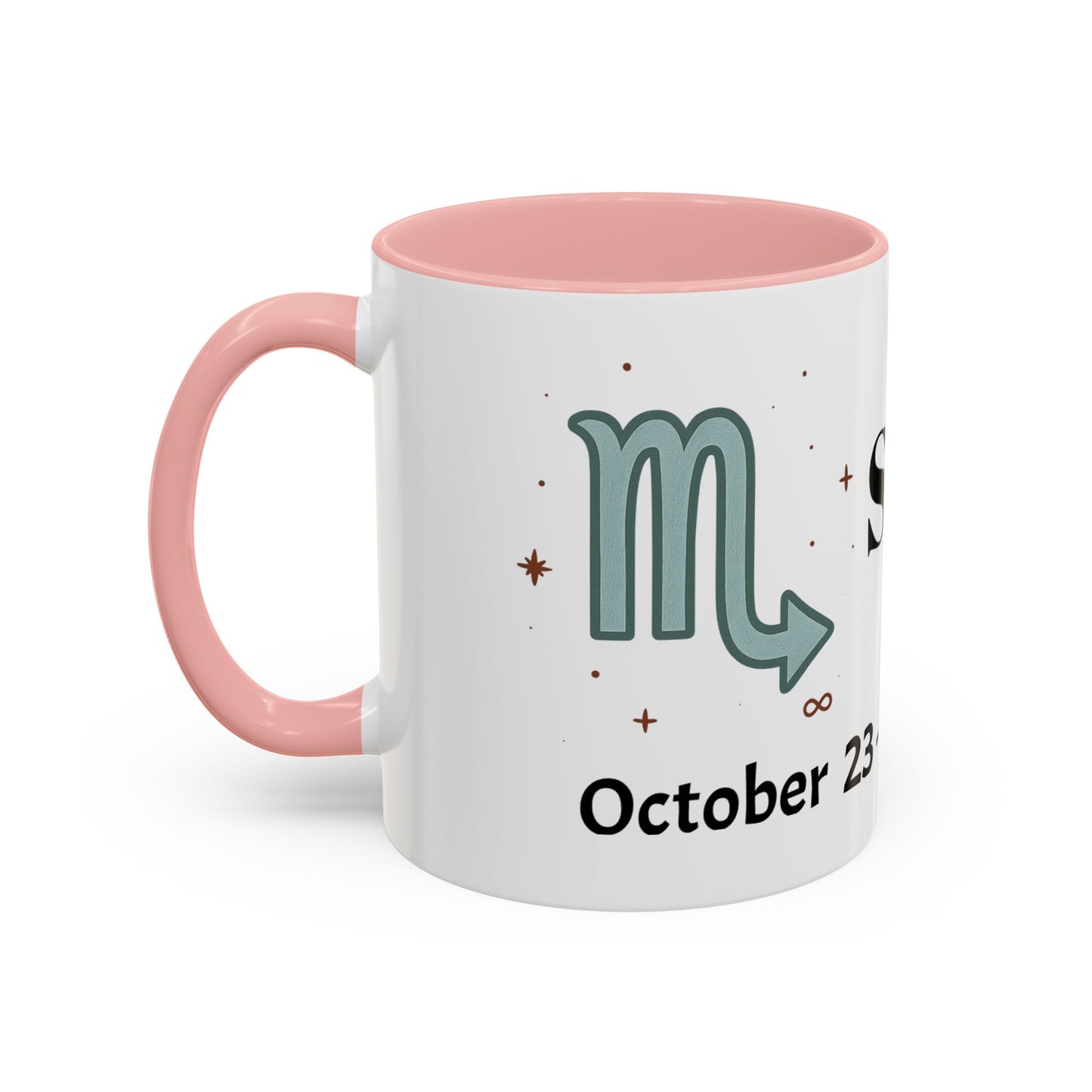 Scorpio Zodiac Coffee Mug - Astrology Gift, Horoscope Mug, Black Accent, Astrology Lover, Personalized Coffee Cup