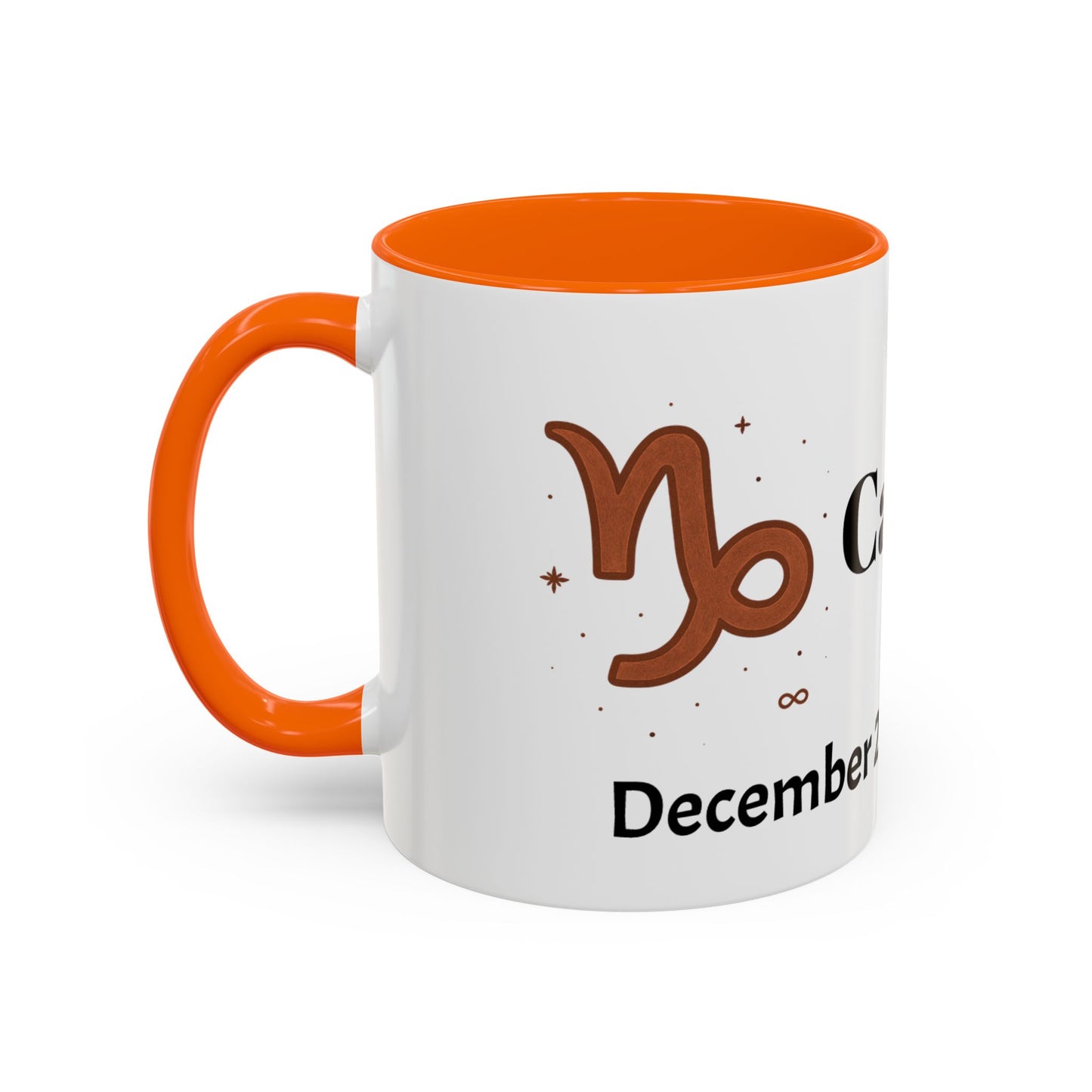 Capricorn Zodiac sign Accent Coffee Mug, Zodiac Gift, Astrology Mug, Horoscope Decor, Perfect for Birthdays & Holidays