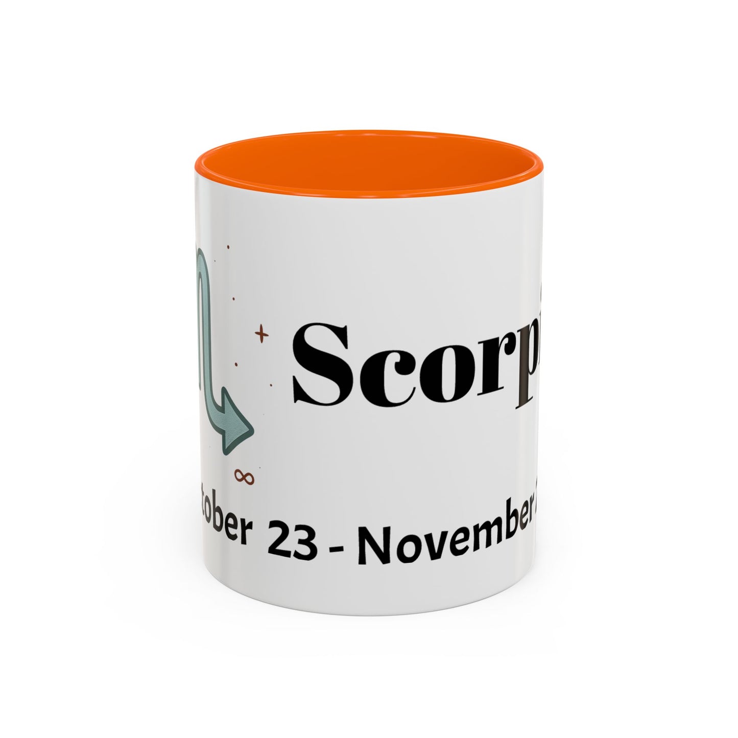 Scorpio Zodiac Coffee Mug - Astrology Gift, Horoscope Mug, Black Accent, Astrology Lover, Personalized Coffee Cup