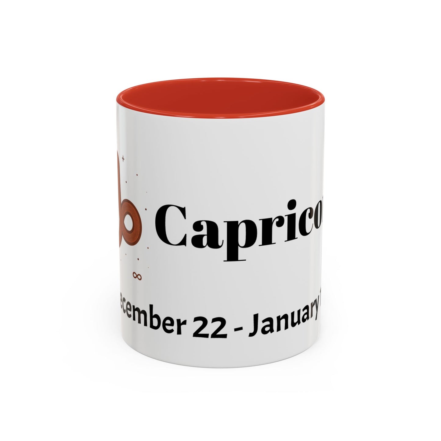 Capricorn Zodiac sign Accent Coffee Mug, Zodiac Gift, Astrology Mug, Horoscope Decor, Perfect for Birthdays & Holidays