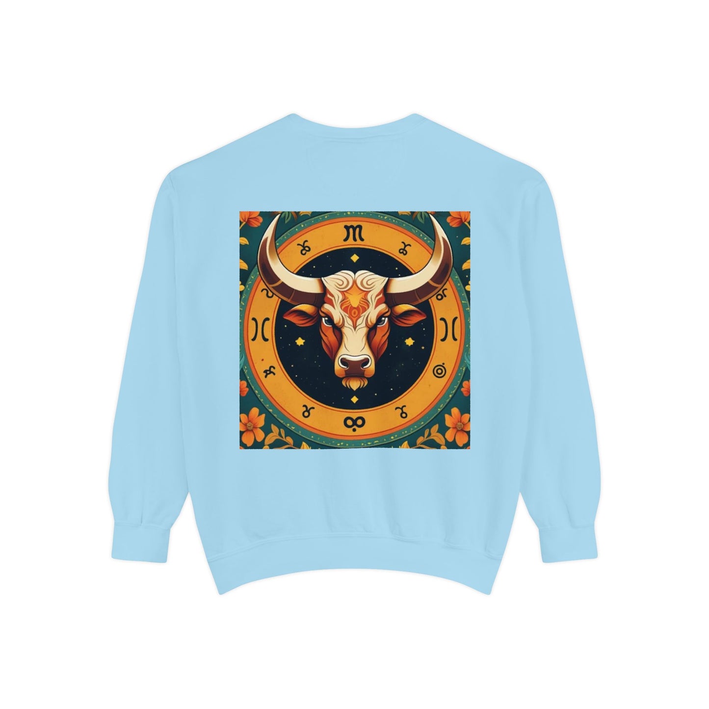 Taurus Astrological sign Unisex Garment-Dyed Sweatshirt