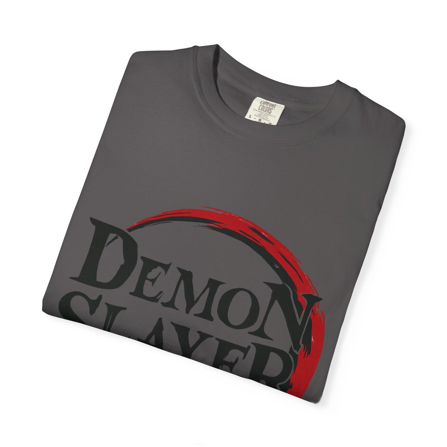 Demon Slayer Unisex Garment-Dyed T-Shirt, Anime Apparel, Gift for Fans, Casual Wear, Trendy Graphic Tee