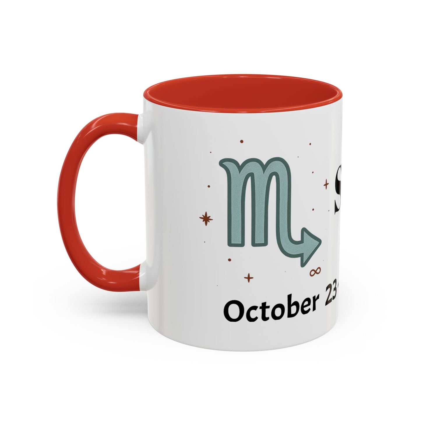 Scorpio Zodiac Coffee Mug - Astrology Gift, Horoscope Mug, Black Accent, Astrology Lover, Personalized Coffee Cup