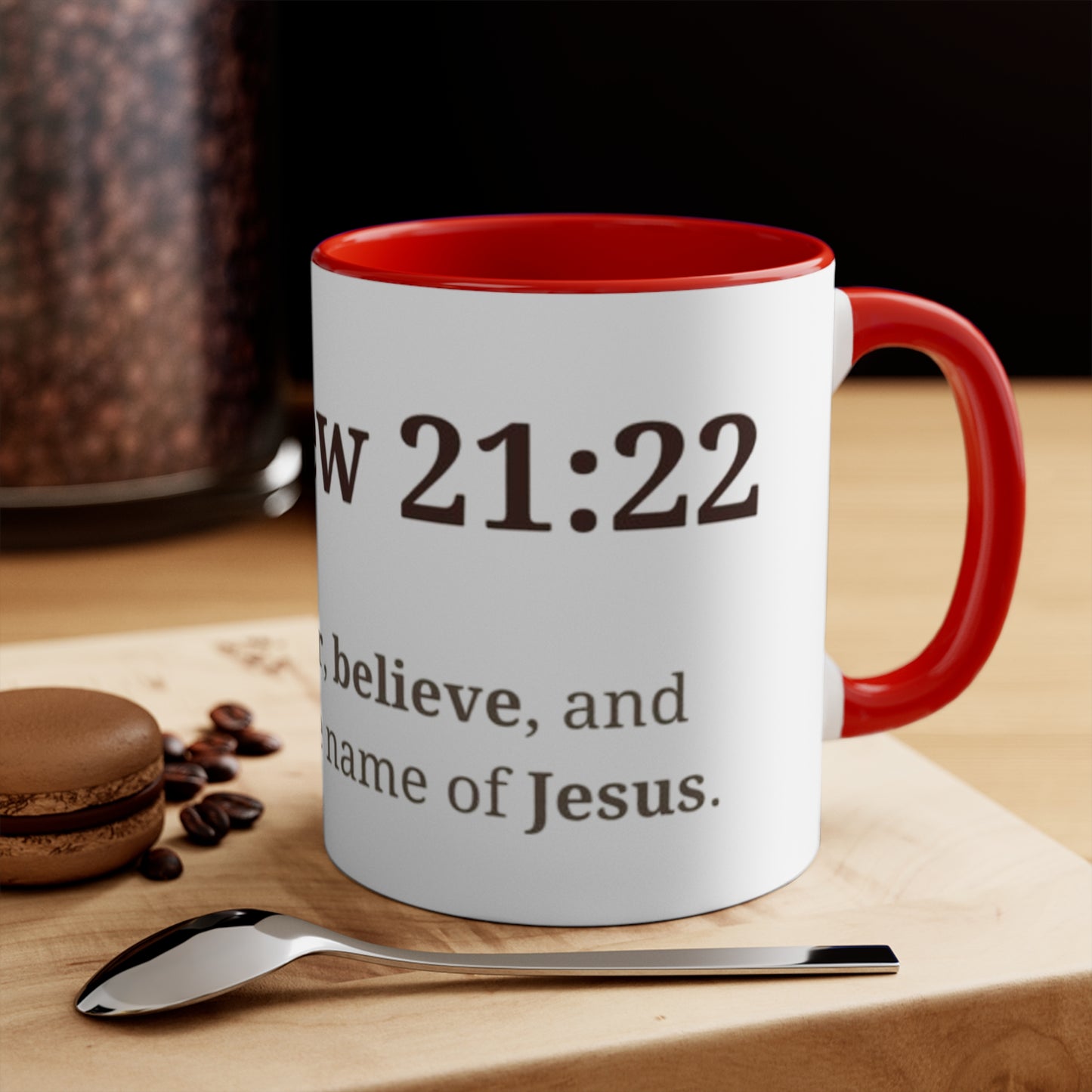Inspirational Accent Mugs with Biblical Verses, Motivational Coffee Cup, Faith-Based Gift, Prayer Mug, Unique Home Decor