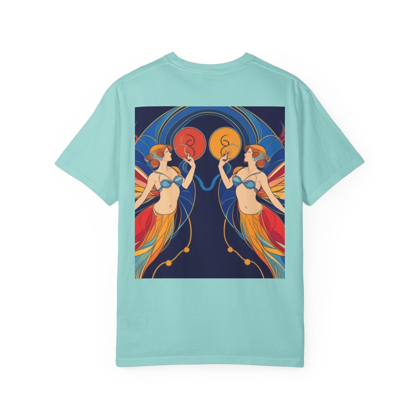 Gemini zodiac sign Unisex Garment-Dyed T-shirt