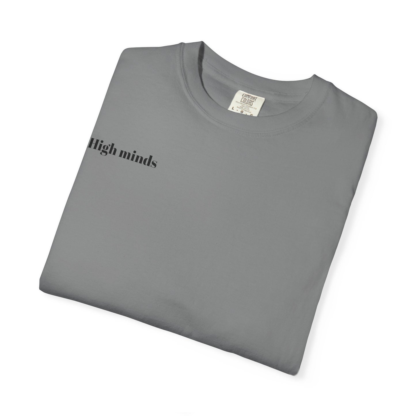 Unisex High Minds Deep Vibes T-shirt, Graphic Tee, Casual Wear, Gift for Friends, Festival Shirt, Relaxed Style