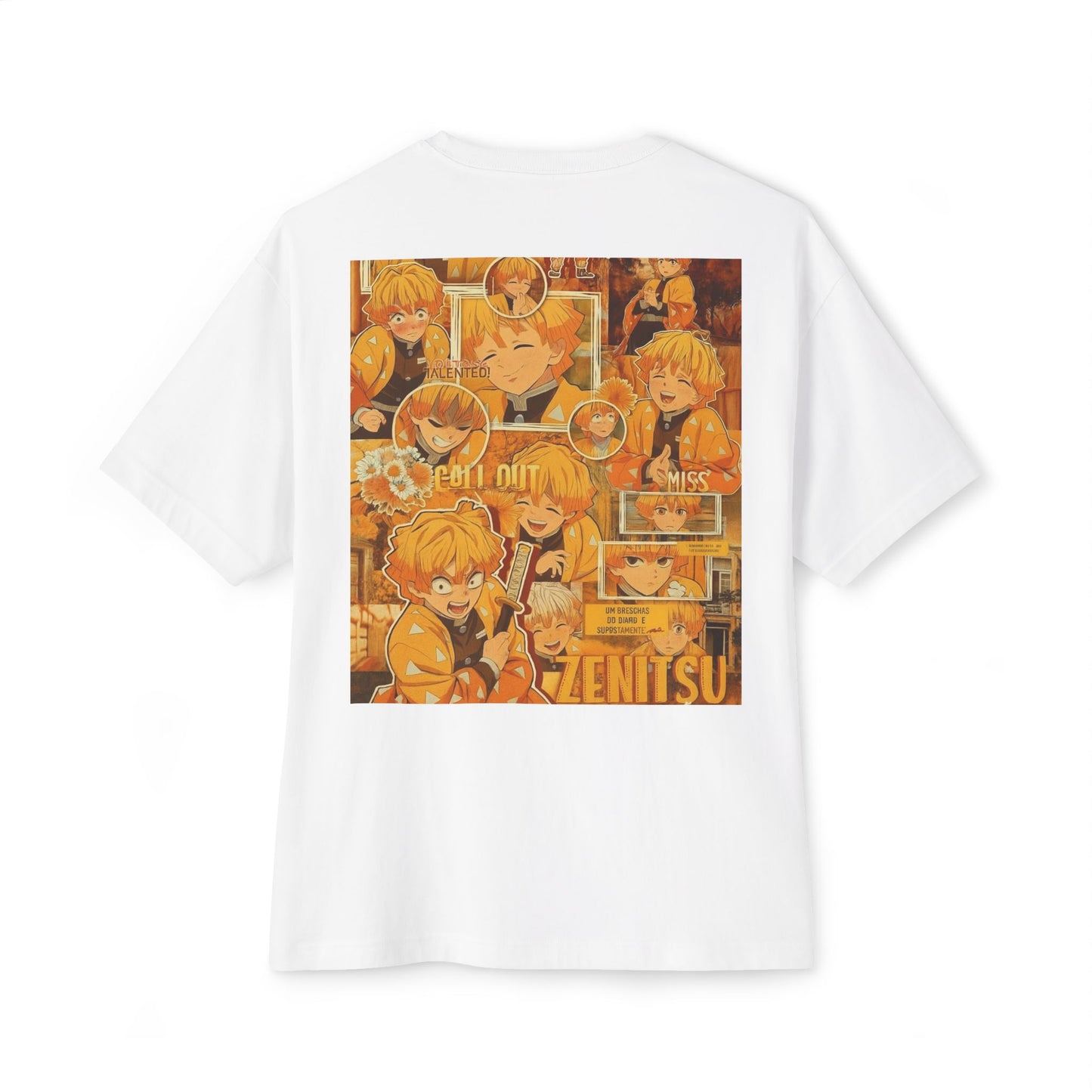 Demon Slayer Unisex Oversized Boxy Tee - Anime Merch, Comfortable Streetwear, Gift for Fans, Cosplay Outfit, Casual Wear