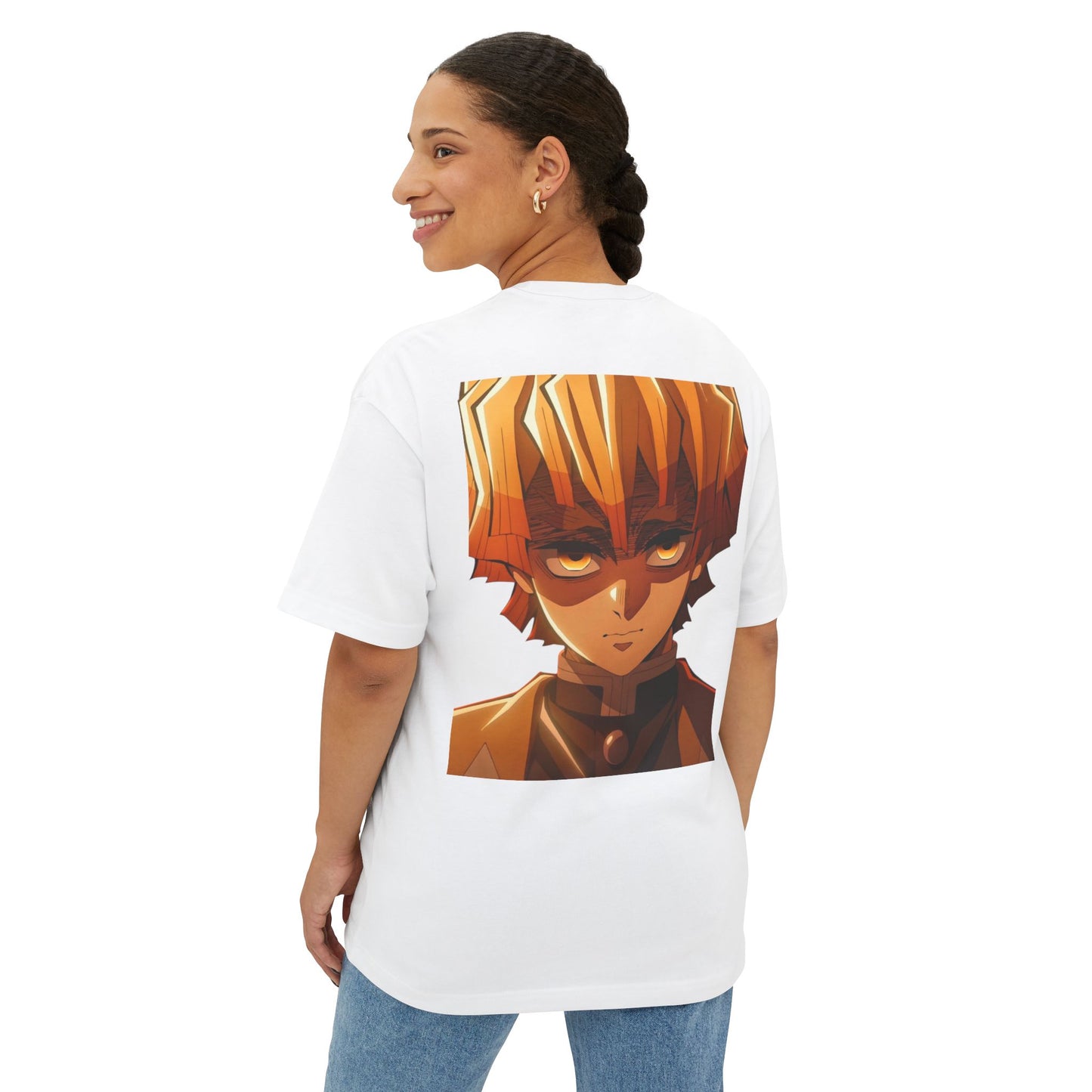 Demon Slayer Unisex Oversized Tee, Anime Graphic Shirt, Comfortable Streetwear, Gift for Fans, Casual Wear for Any Occasion