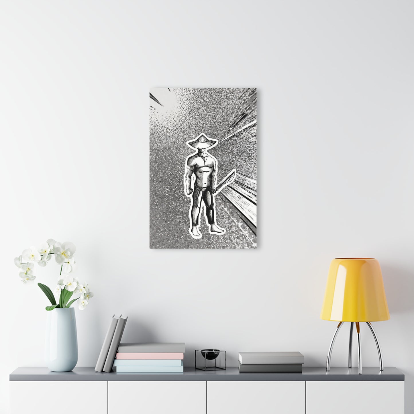 Heroic Wall Art Print - Unique Acrylic Decor, Modern Home Art, Cool Gift for Gamers, Comic Enthusiasts, and Kids