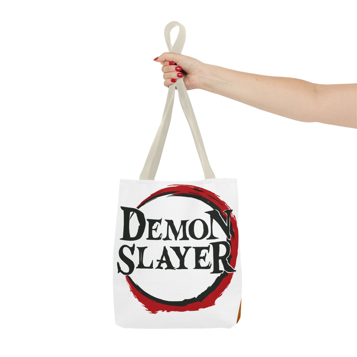 Anime Tote Bag – Demon Slayer Designs, Fan Merchandise, Eco-Friendly Shopping Bag, Stylish Carryall, Gift for Anime Lovers