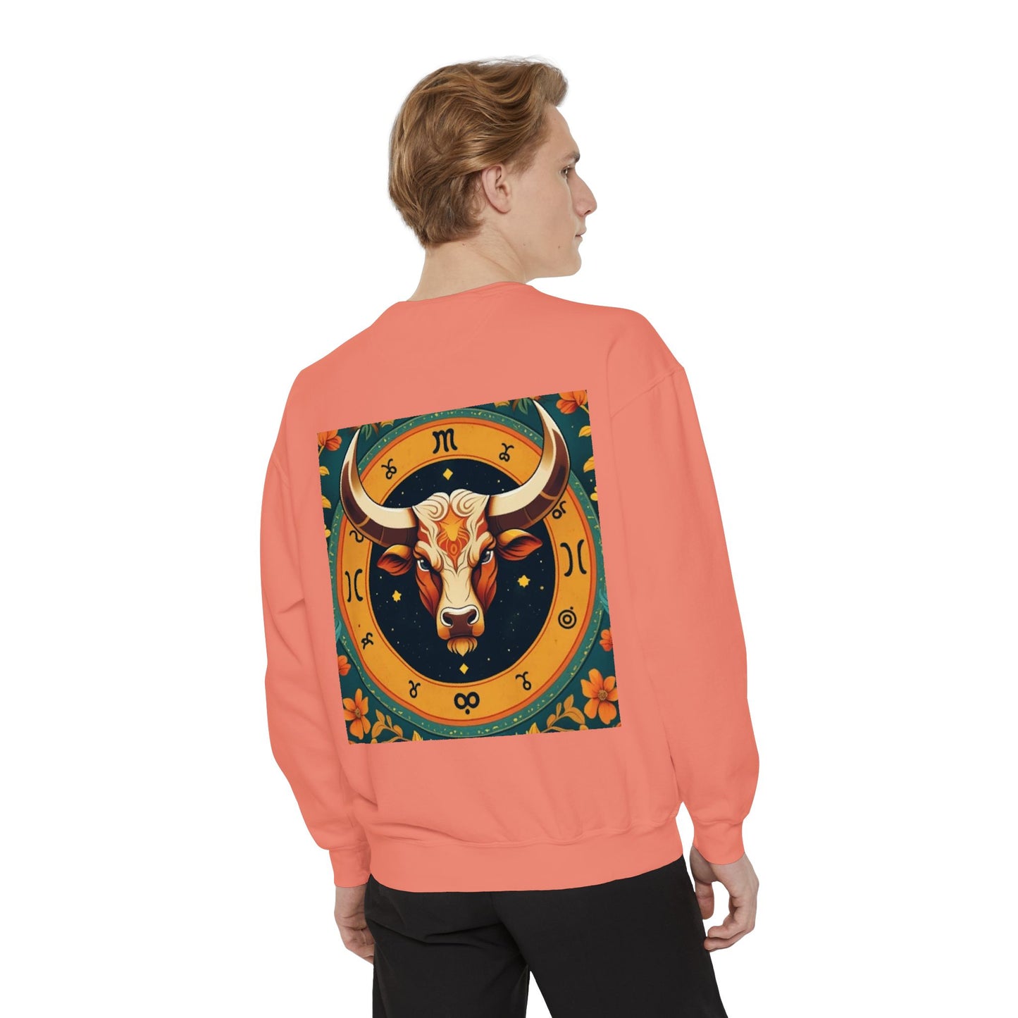 Taurus Astrological sign Unisex Garment-Dyed Sweatshirt