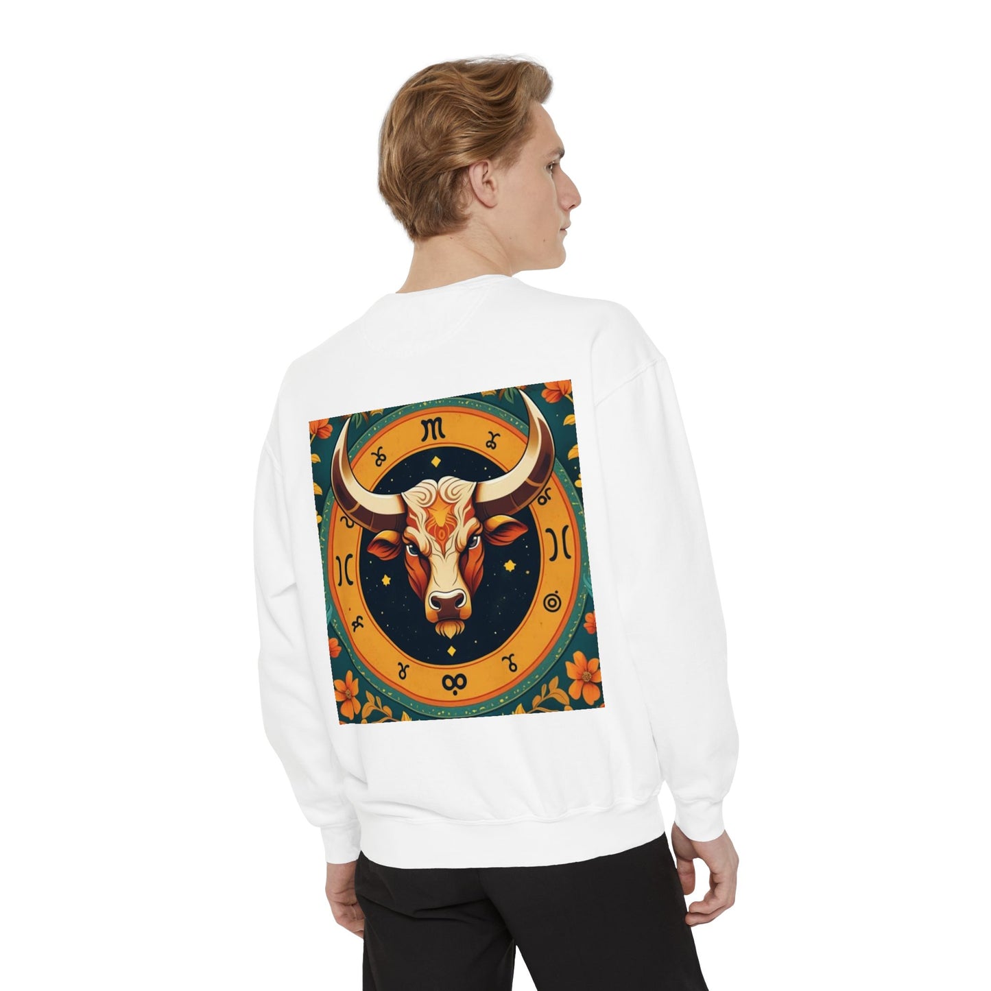 Taurus Astrological sign Unisex Garment-Dyed Sweatshirt