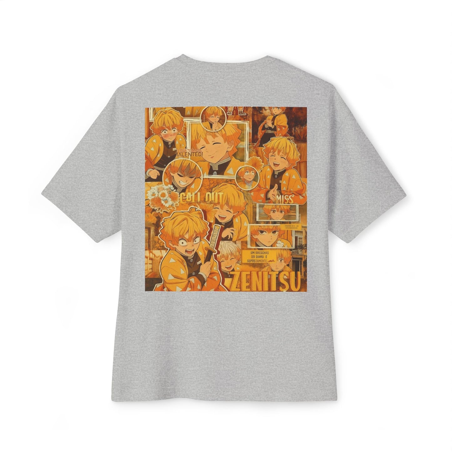 Demon Slayer Unisex Oversized Boxy Tee - Anime Merch, Comfortable Streetwear, Gift for Fans, Cosplay Outfit, Casual Wear