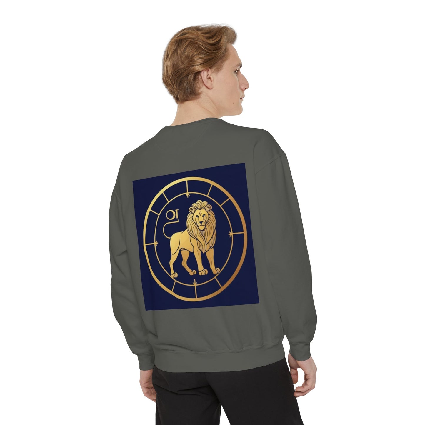 Leo astrological sign Unisex Garment-Dyed Sweatshirt