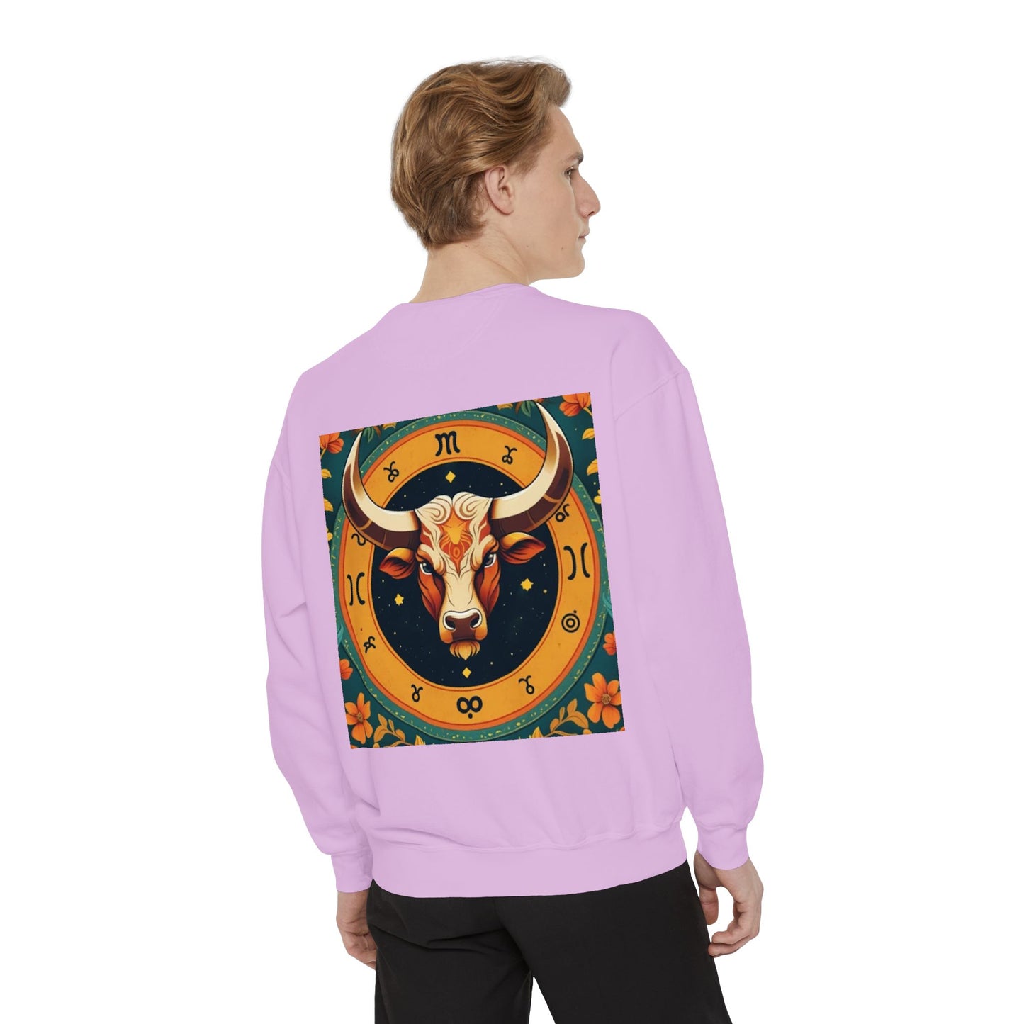 Taurus Astrological sign Unisex Garment-Dyed Sweatshirt