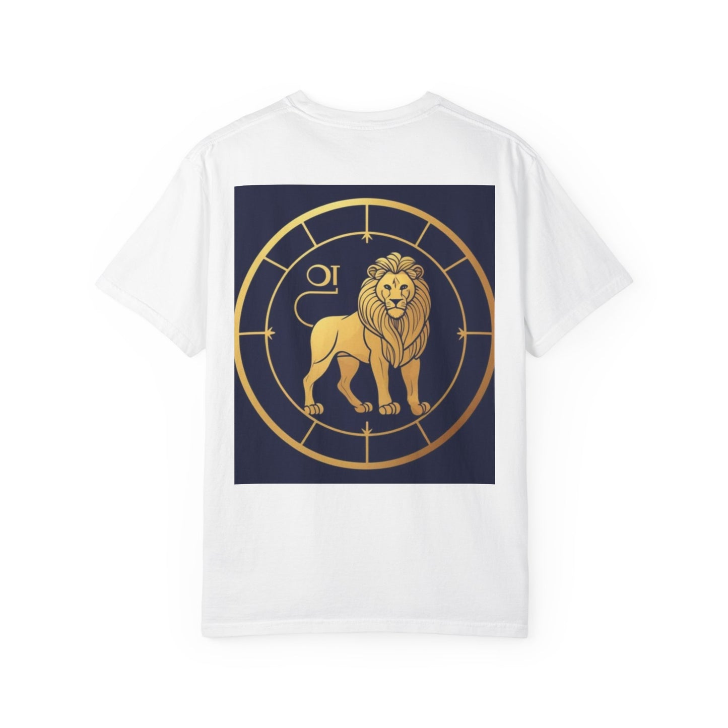 Leo Zodiac T-Shirt, Astrology Tee, Unisex Garment-Dyed Shirt, Birthday Gift for Leo, Celestial Fashion