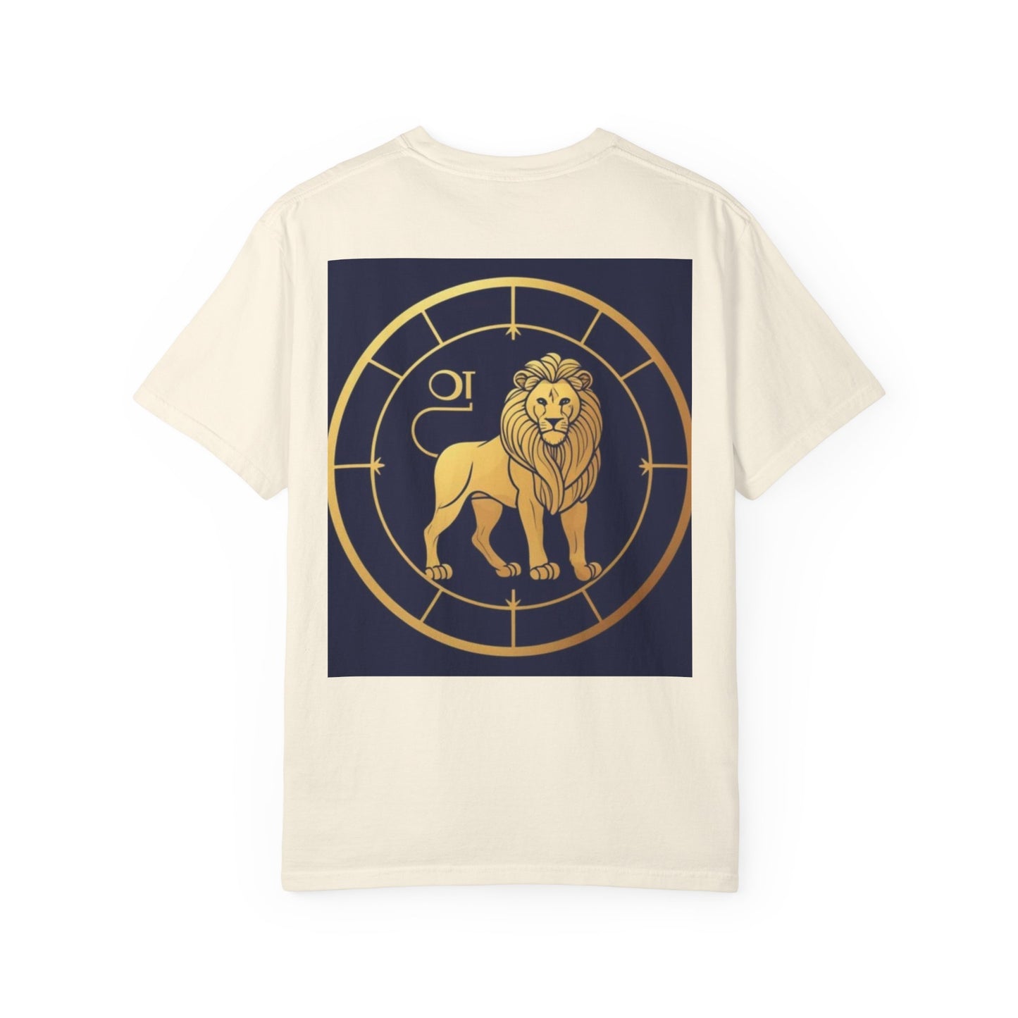 Leo Zodiac T-Shirt, Astrology Tee, Unisex Garment-Dyed Shirt, Birthday Gift for Leo, Celestial Fashion