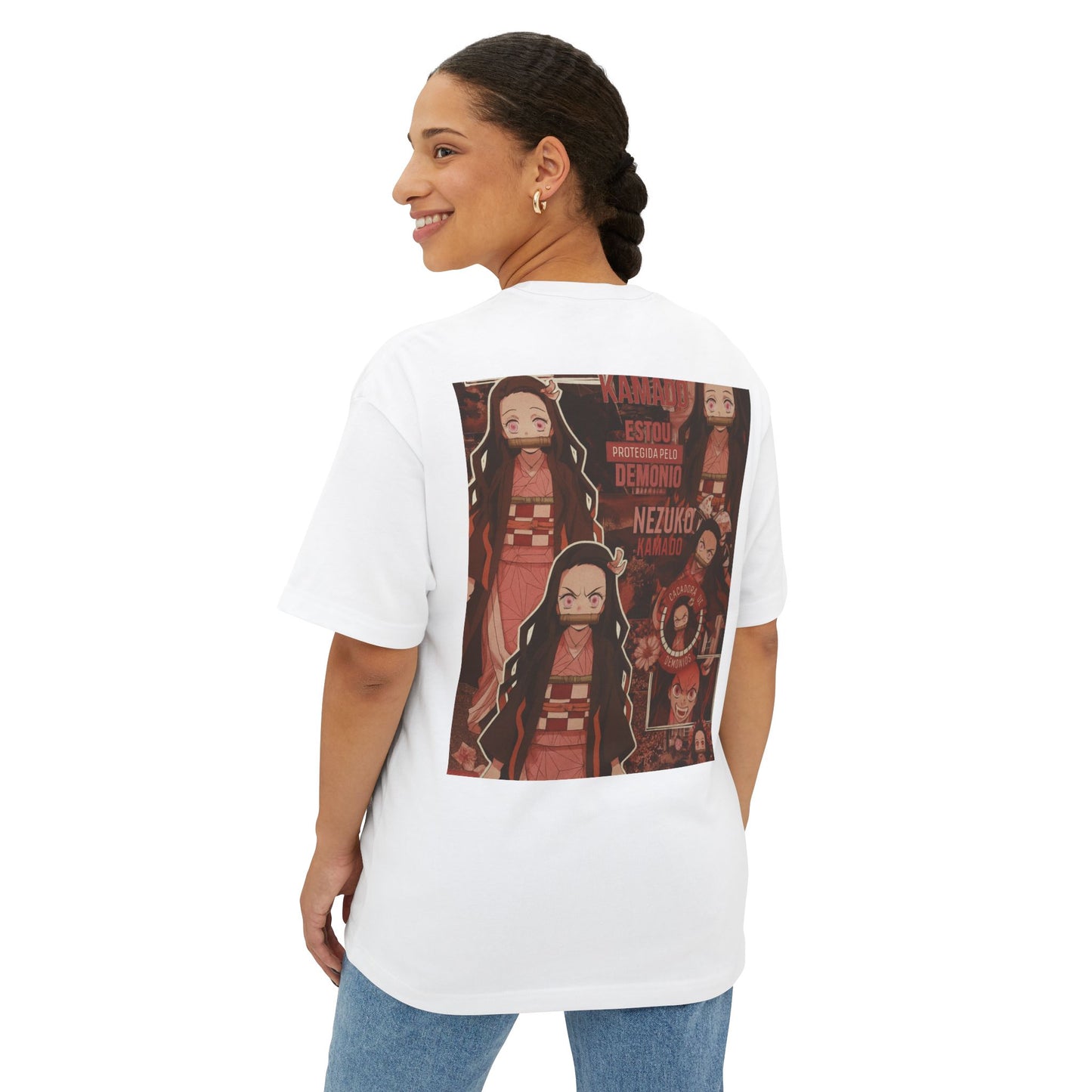 Demon Slayer Unisex Oversized Tee, Anime T-Shirt, Gift for Fans, Cosplay Apparel, Casual Streetwear, Perfect for Conventions