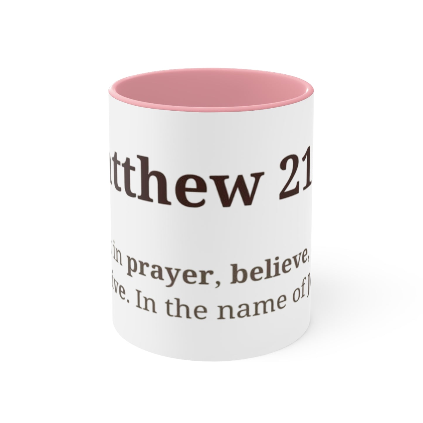 Inspirational Accent Mugs with Biblical Verses, Motivational Coffee Cup, Faith-Based Gift, Prayer Mug, Unique Home Decor