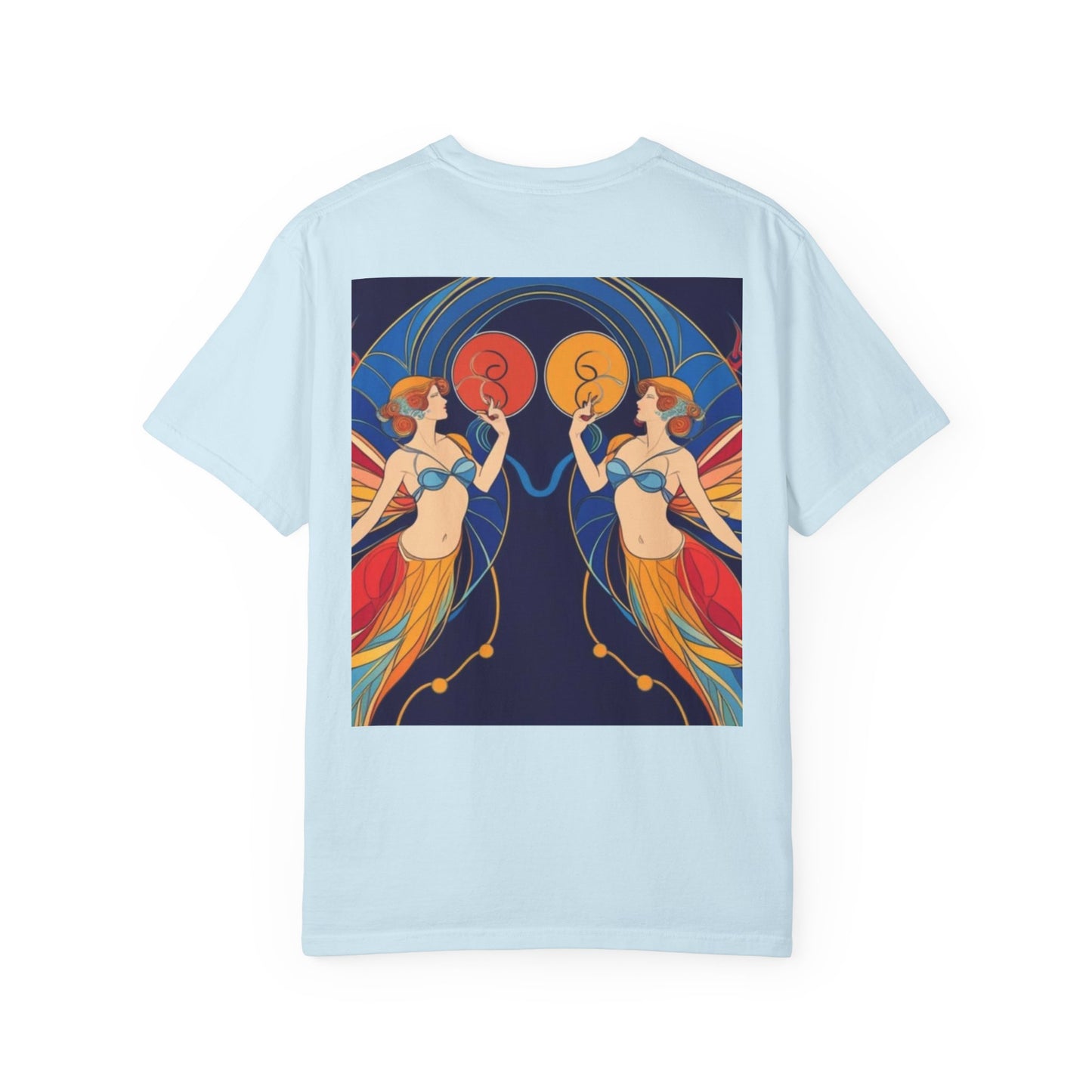 Gemini zodiac sign Unisex Garment-Dyed T-shirt