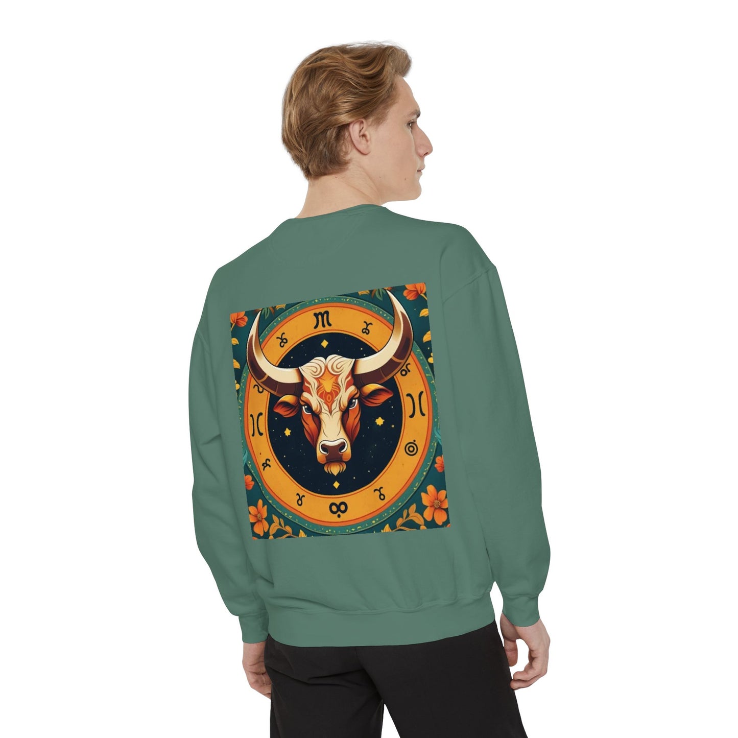Taurus Astrological sign Unisex Garment-Dyed Sweatshirt