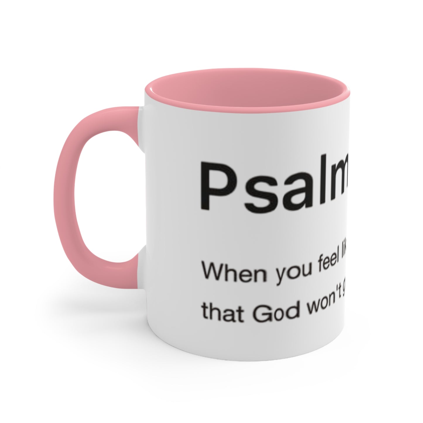 Inspirational Psalms Mug, Coffee Cup Motivational Gift, Christian Tea Mug, Faith-Based Home Decor, Encouraging Psalm 86:13