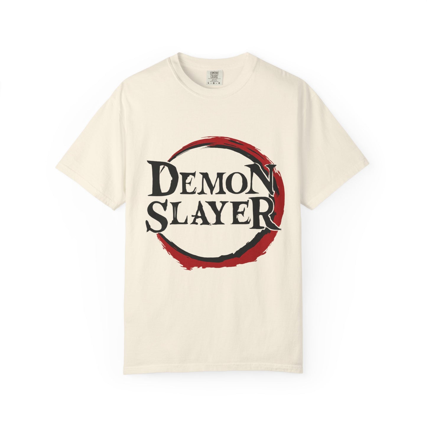 Demon Slayer Unisex Garment-Dyed T-Shirt, Anime Apparel, Gift for Fans, Casual Wear, Trendy Graphic Tee