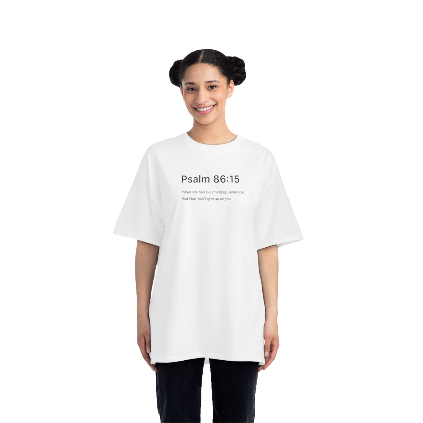 Inspirational Christian T-Shirt, Faith Shirt, Religious Apparel, Psalm 86:15 Tee, Spiritual Gift for Believers