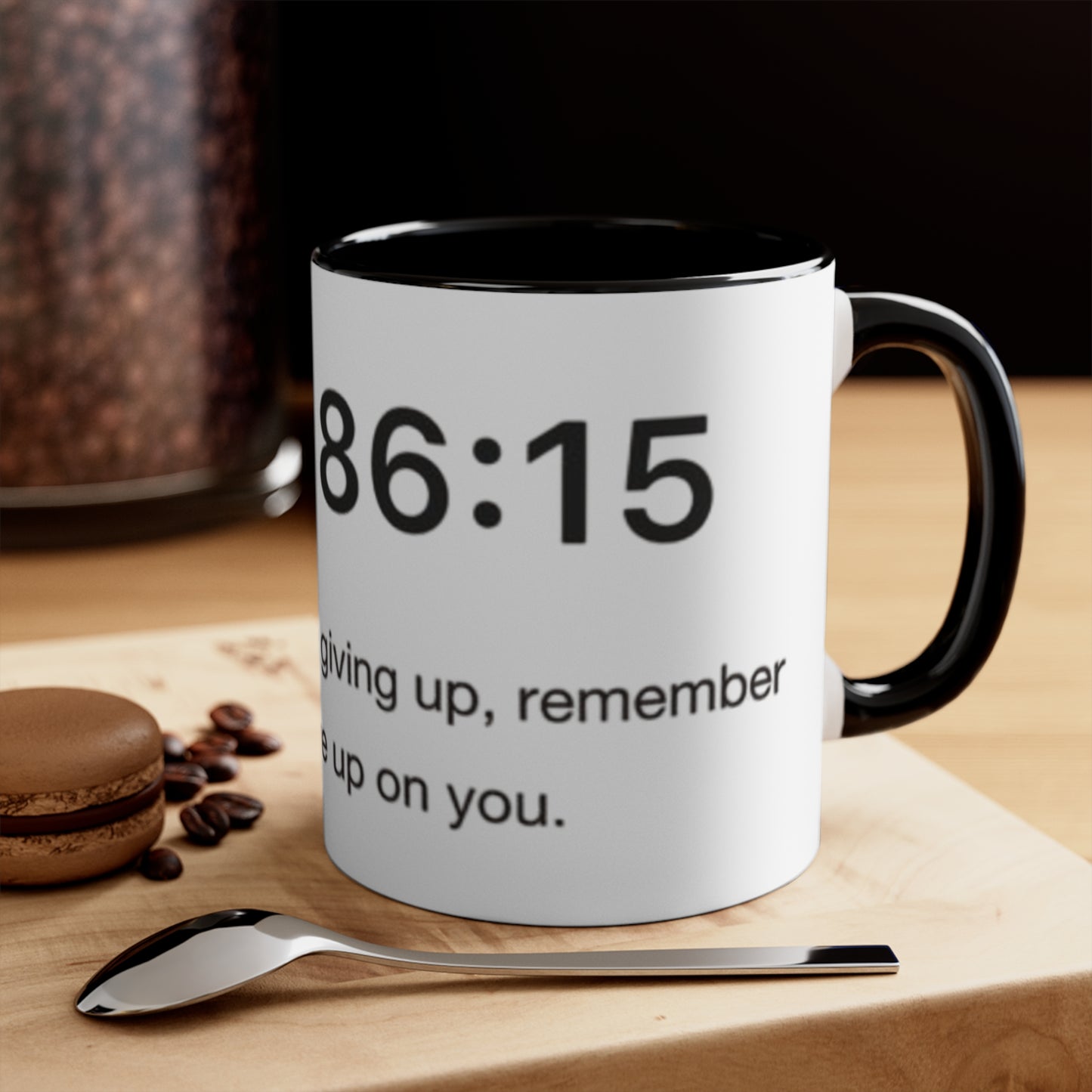 Inspirational Psalms Mug, Coffee Cup Motivational Gift, Christian Tea Mug, Faith-Based Home Decor, Encouraging Psalm 86:13
