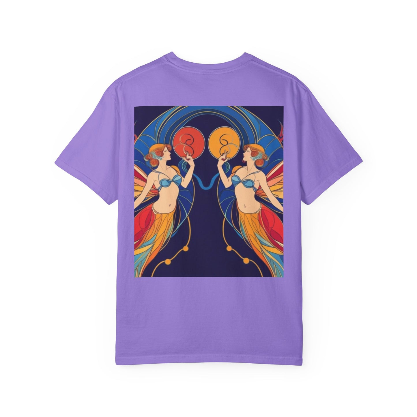 Gemini zodiac sign Unisex Garment-Dyed T-shirt