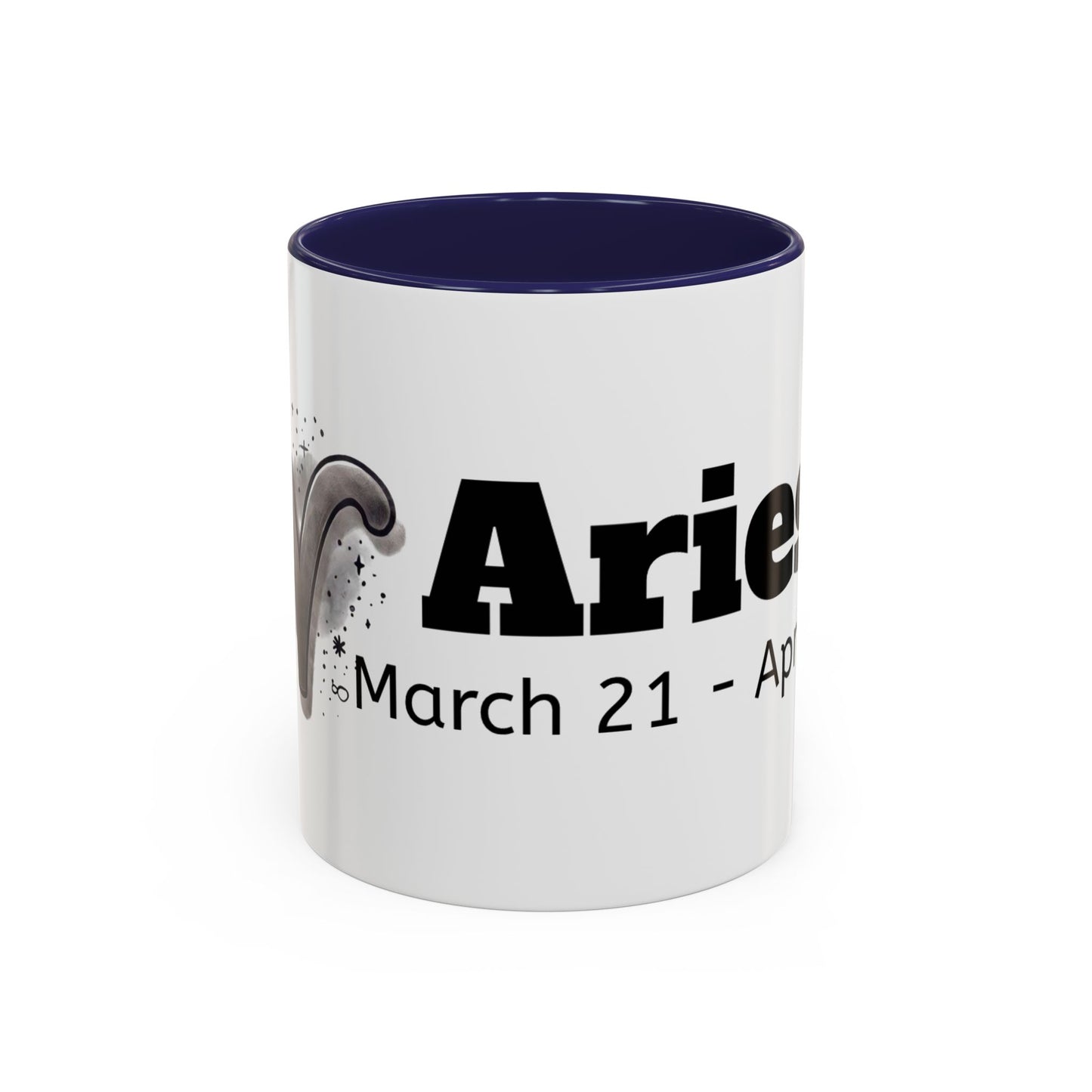 Aries Accent Coffee Mug | Astrology Gift for March Birthdays | Zodiac Lover's Cup | Coffee Lovers Mug | Personalized Aries Mug