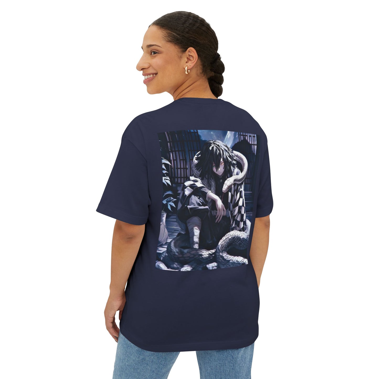 Demon Slayer Unisex Oversized Tee, Anime Fan Shirt, Graphic Tee, Gift for Otaku, Cool Casual Wear, Birthday Present, Comfy Top