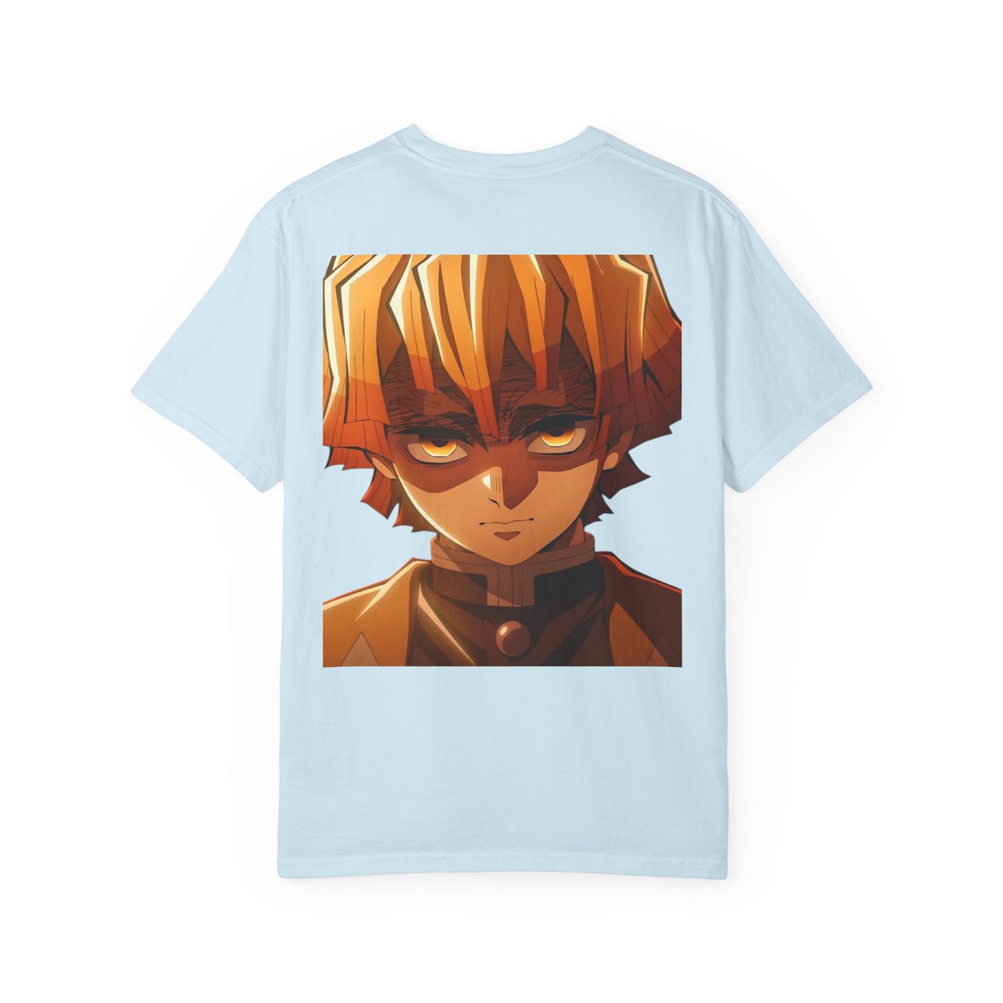 Demon Slayer Unisex Garment-Dyed T-Shirt, Anime Apparel, Gift for Fans, Casual Wear, Trendy Graphic Tee