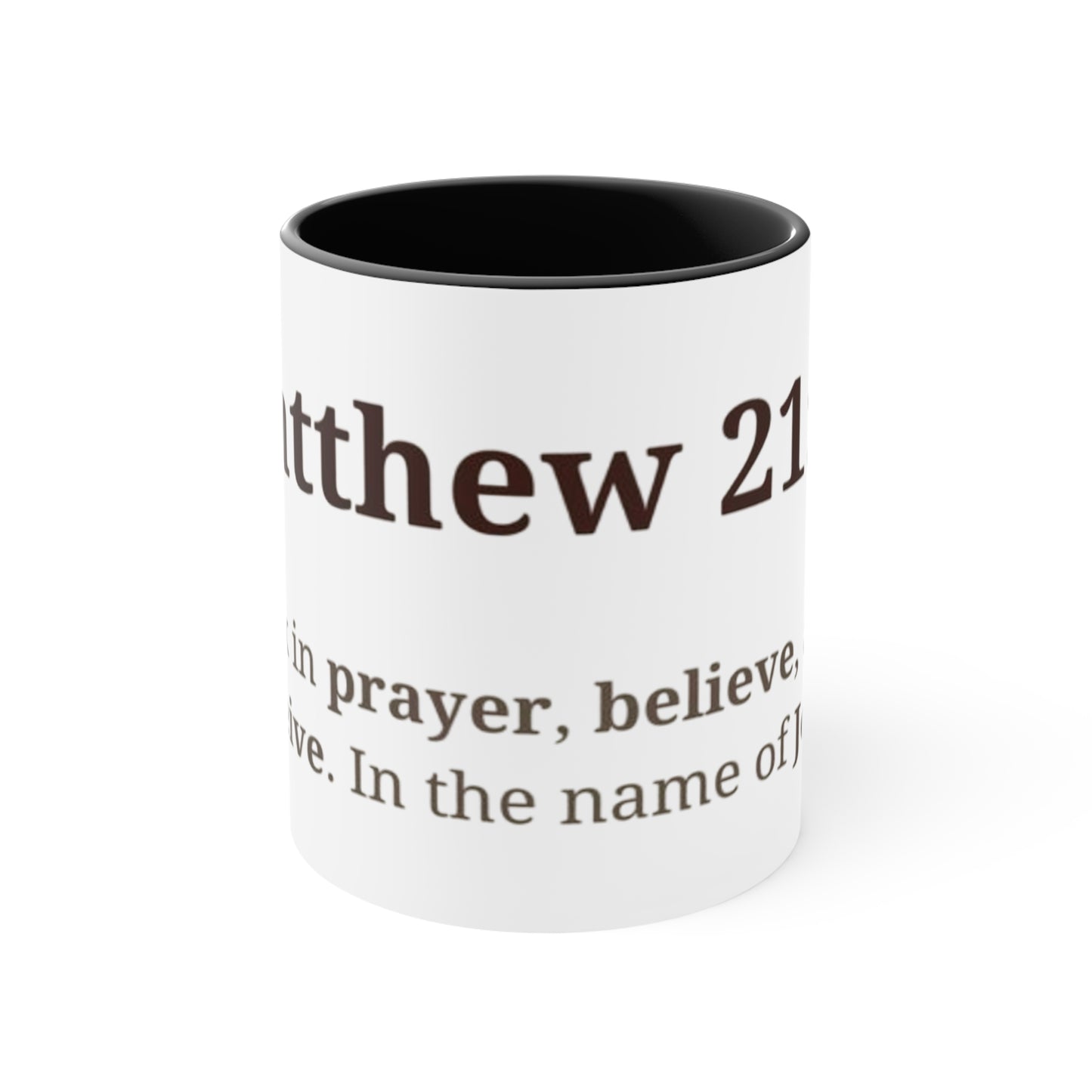 Inspirational Accent Mugs with Biblical Verses, Motivational Coffee Cup, Faith-Based Gift, Prayer Mug, Unique Home Decor