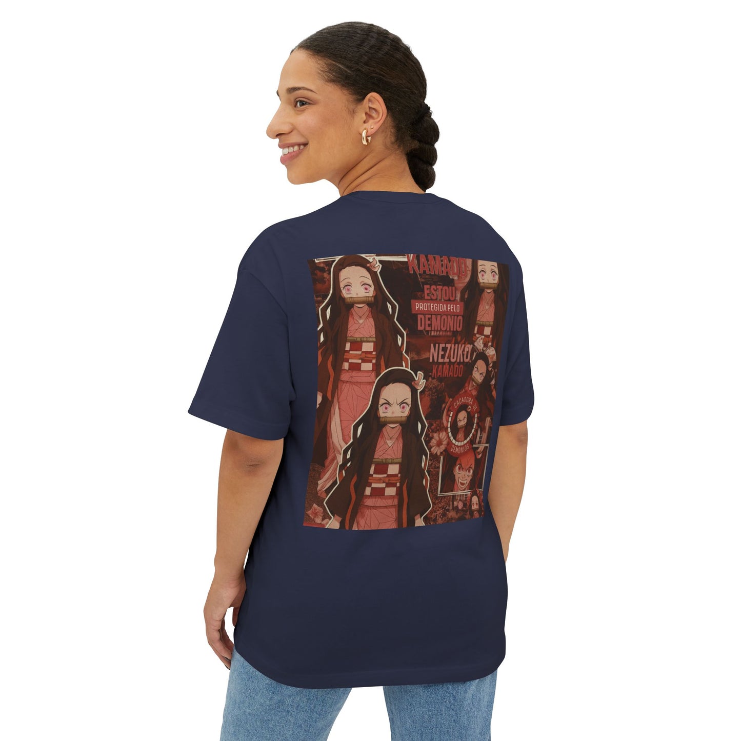 Demon Slayer Unisex Oversized Tee, Anime T-Shirt, Gift for Fans, Cosplay Apparel, Casual Streetwear, Perfect for Conventions