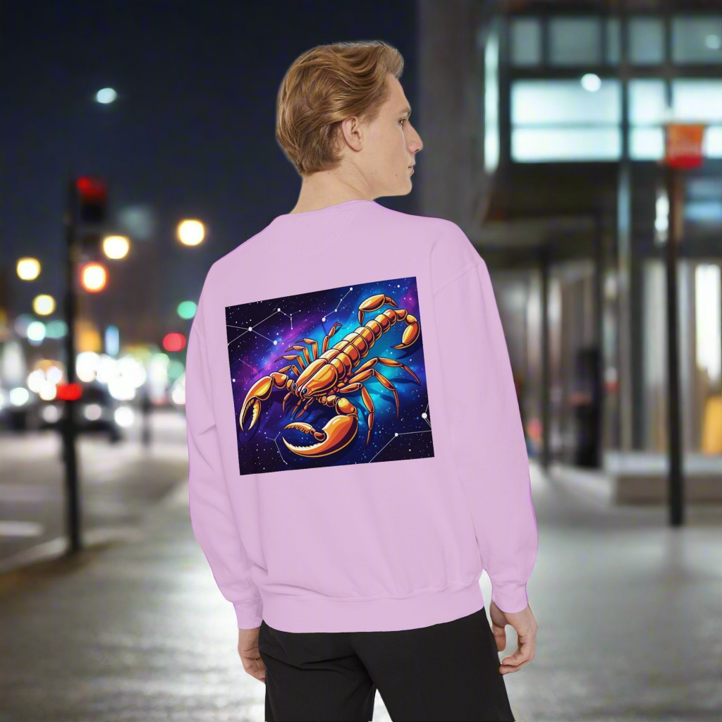 Scorpio zodiac sign Unisex Sweatshirt, Cozy Gift for zodiac sign lover, Casual Style, Ideal for Birthdays, Summer BBQs