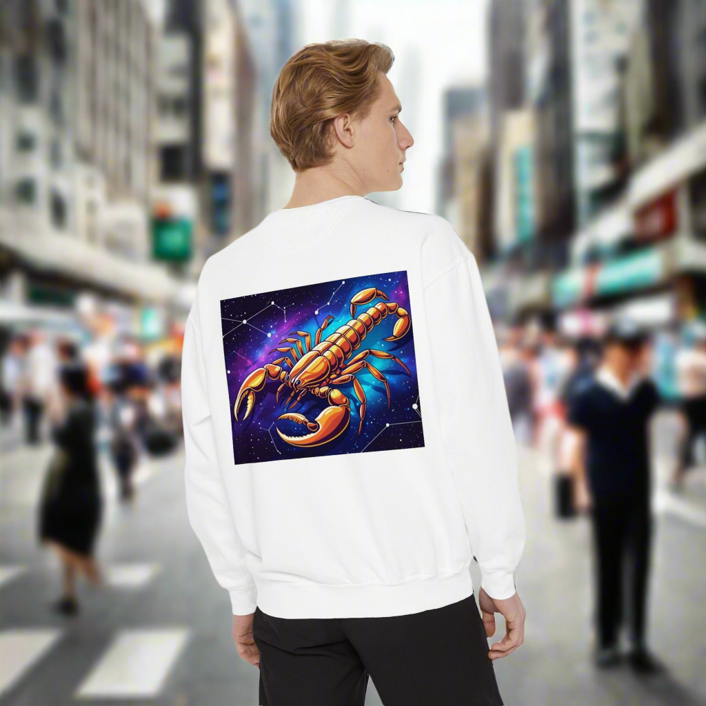 Scorpio zodiac sign Unisex Sweatshirt, Cozy Gift for zodiac sign lover, Casual Style, Ideal for Birthdays, Summer BBQs