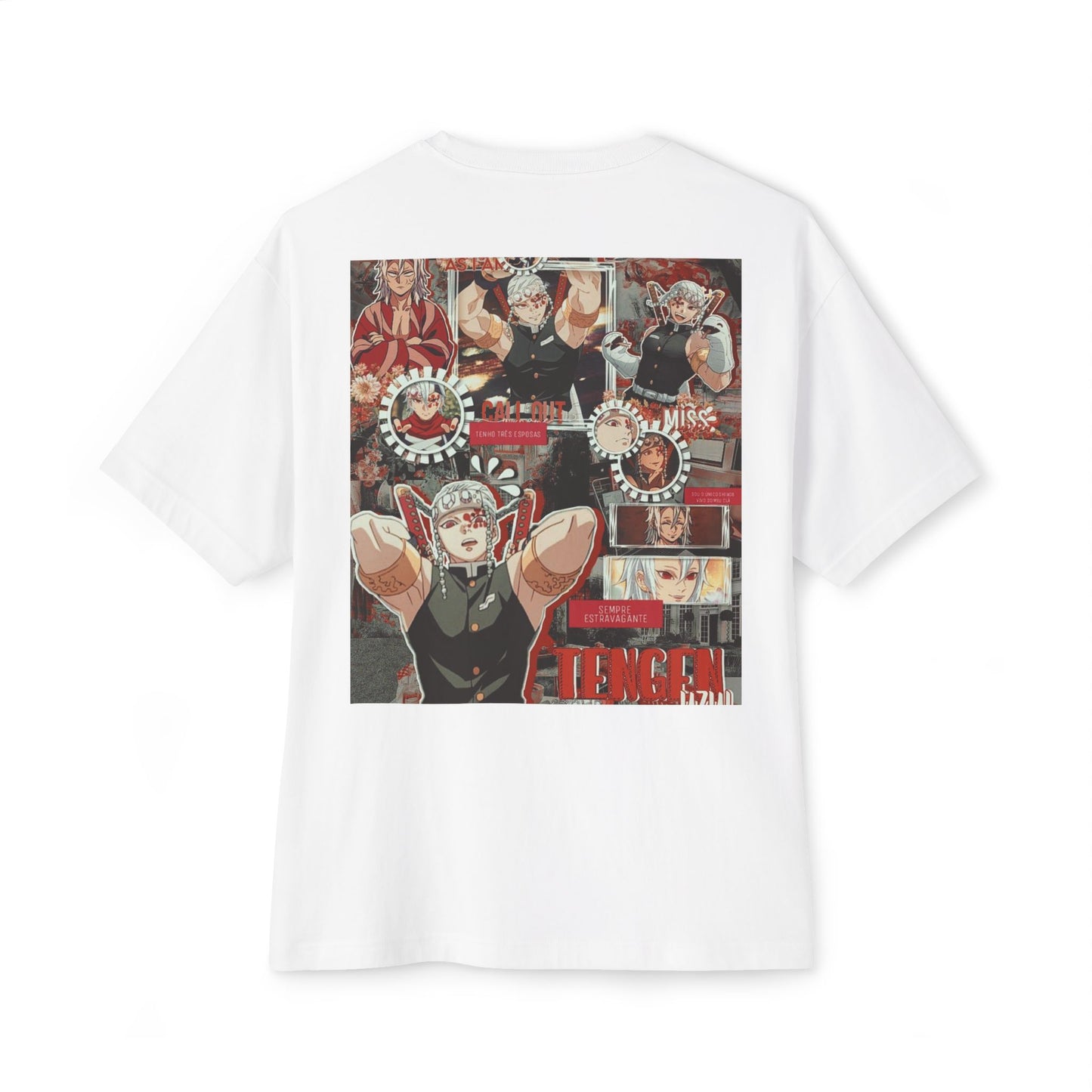 Demon Slayer Unisex Oversized Boxy Tee, Graphic Tee, Anime Shirt, Casual Wear, Gift for Fans, Streetwear, Character Tee