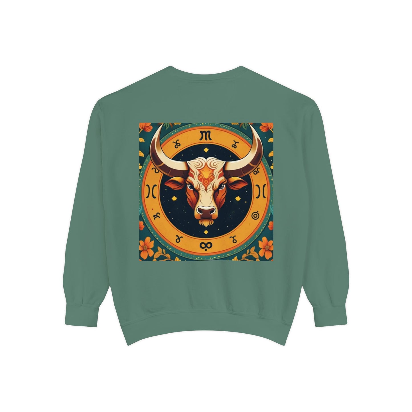 Taurus Astrological sign Unisex Garment-Dyed Sweatshirt