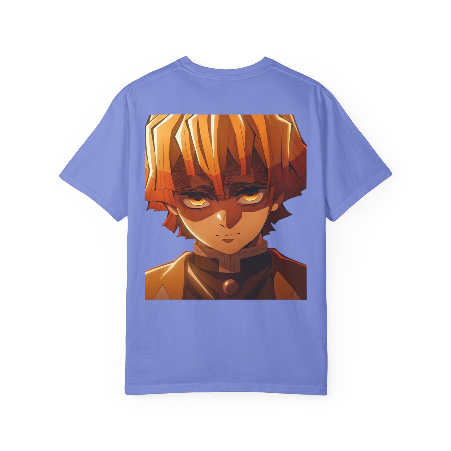 Demon Slayer Unisex Garment-Dyed T-Shirt, Anime Apparel, Gift for Fans, Casual Wear, Trendy Graphic Tee