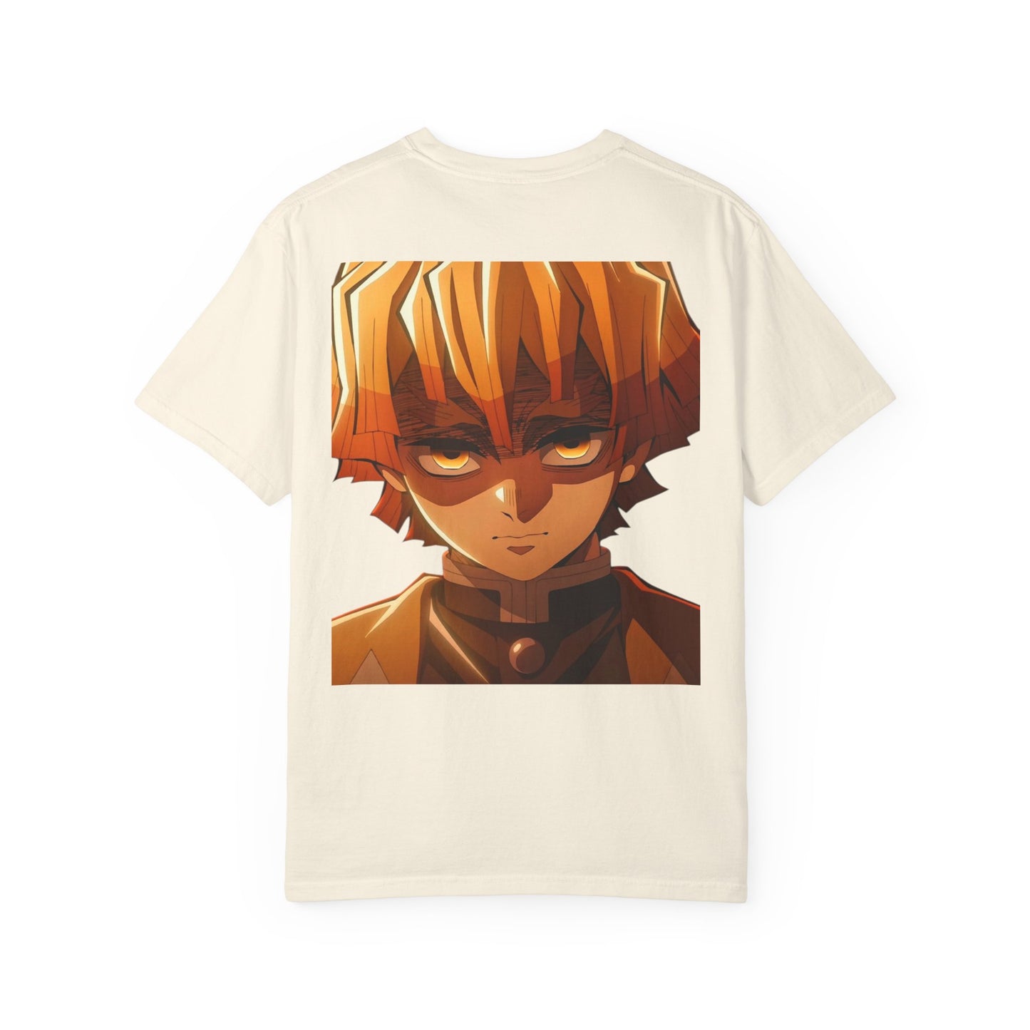 Demon Slayer Unisex Garment-Dyed T-Shirt, Anime Apparel, Gift for Fans, Casual Wear, Trendy Graphic Tee