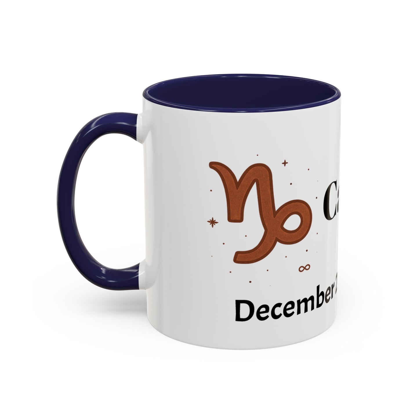 Capricorn Zodiac sign Accent Coffee Mug, Zodiac Gift, Astrology Mug, Horoscope Decor, Perfect for Birthdays & Holidays